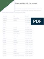 FreeConfCall Dial-In <b>Numbers</b> | PDF | National Association Football ...