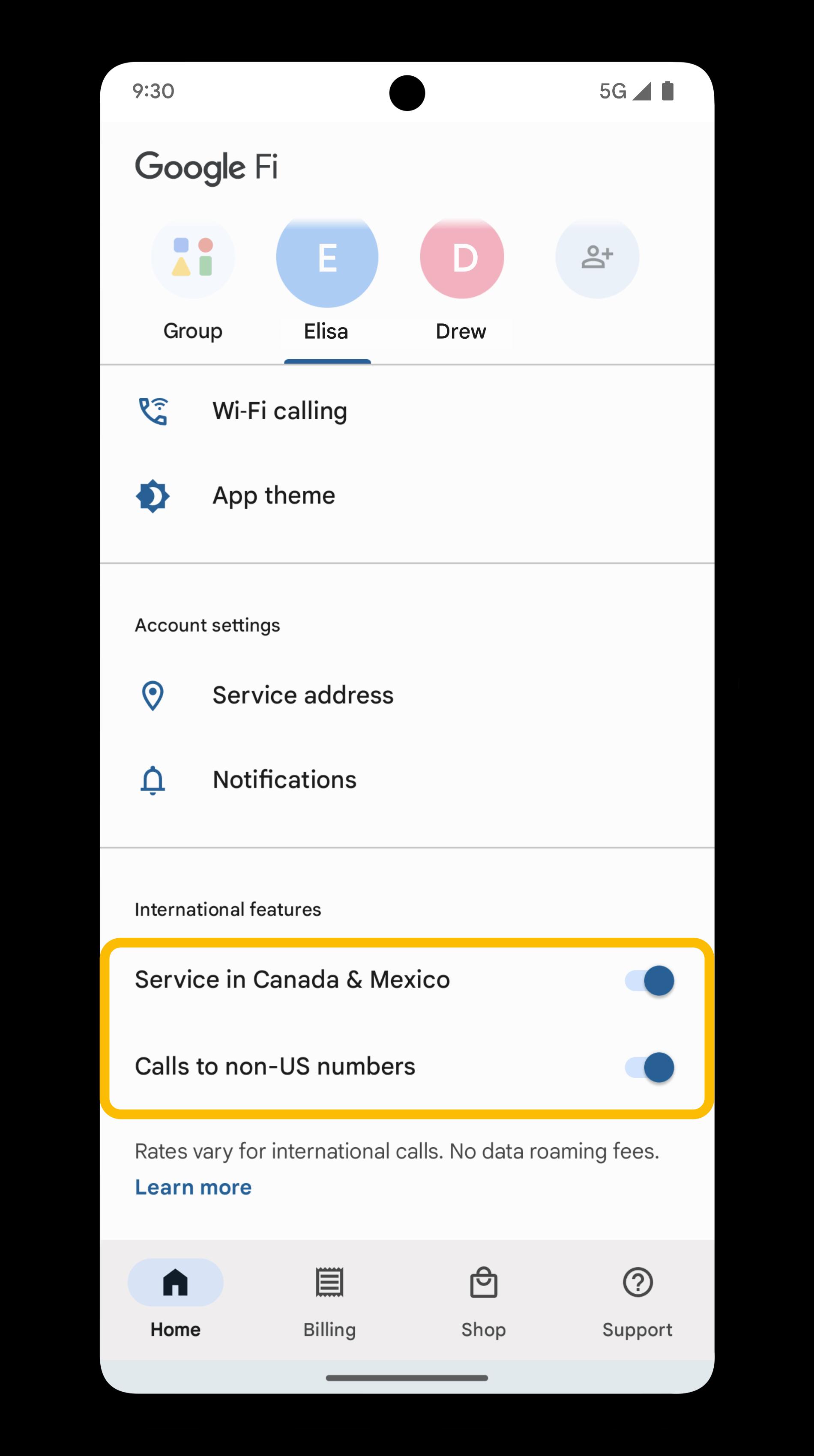 Set up <b>International</b> Service <b>on</b> Fi - Guidebooks <b>with Google</b>